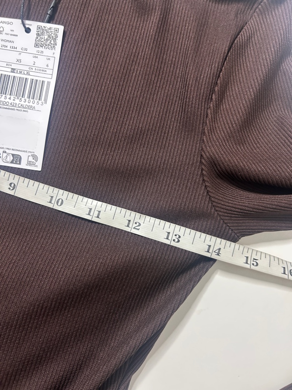 Mango (size 2) FLARED MIDI-DRESS WITH BELT - Picture 10 of 11